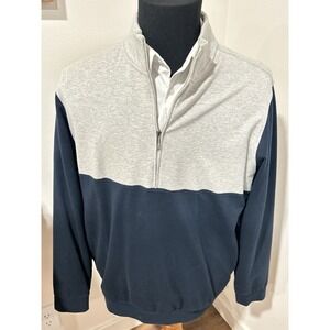 Ashworth Golf Jacket Men's L 1/4 Zip Pullover Pocketed‎ Activewear